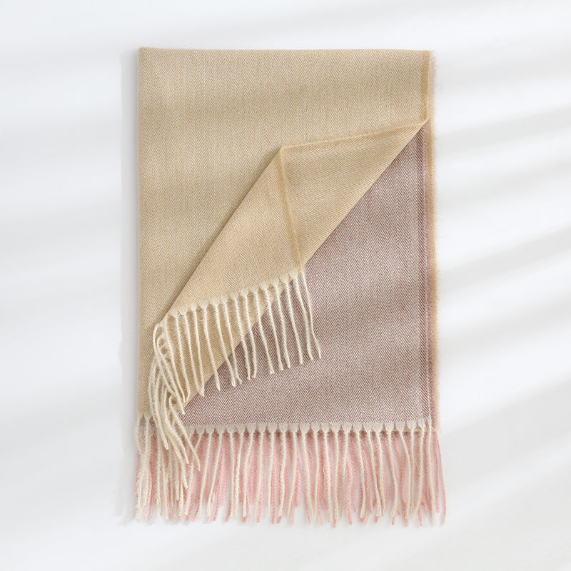 Soft Pashmina-Style Infinity Scarf – Women's Winter Loop Scarf & Shawl
