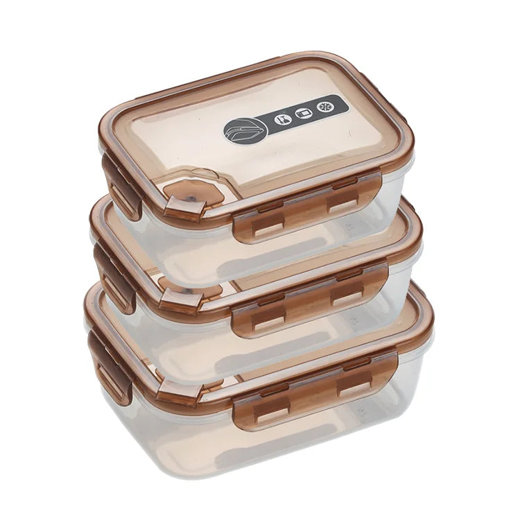 Airtight Snap-Lock Meal Prep Container – Microwave-Safe Bento & Salad Food Storage Box