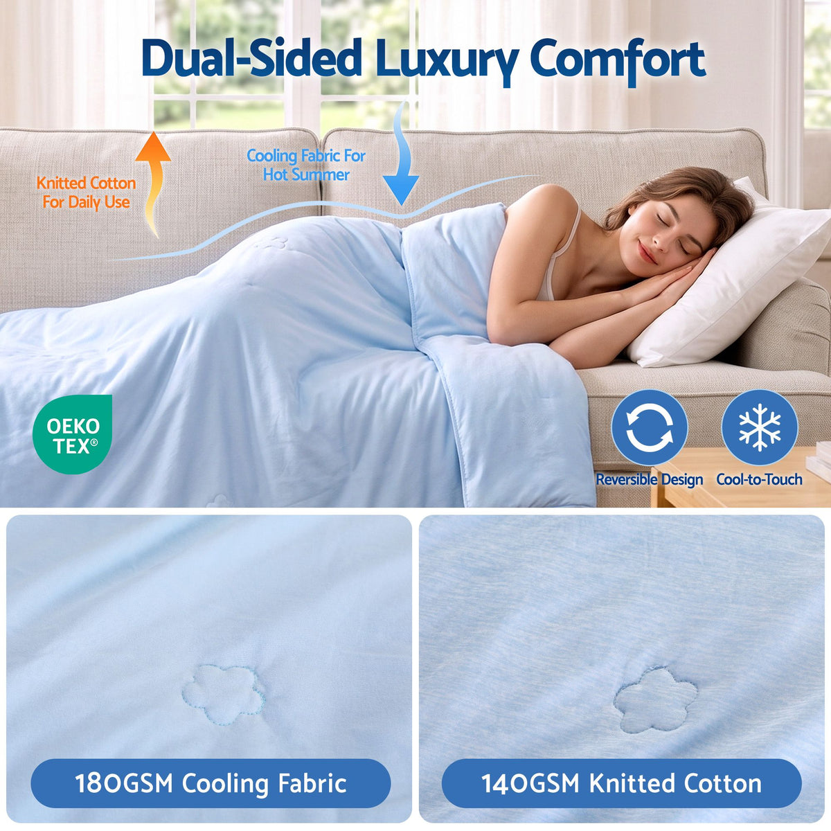 Cooling Blanket for Hot Sleepers – view 4
