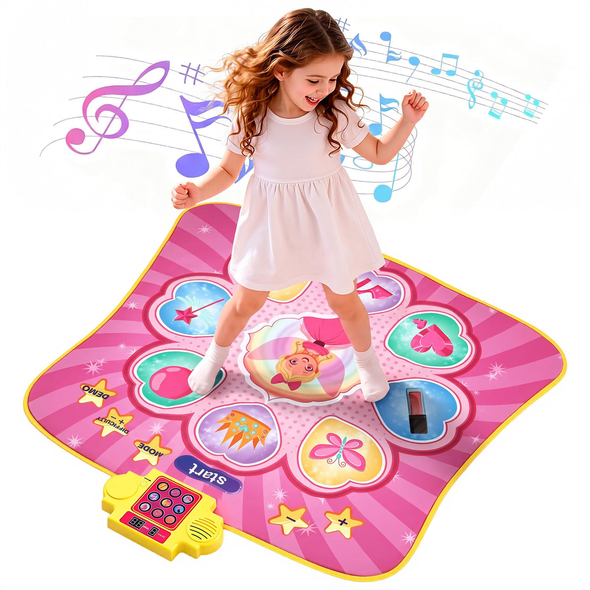 Musical dance pad toy for kids ages 3-12