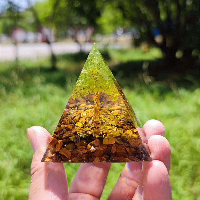 Meditation crystal decor