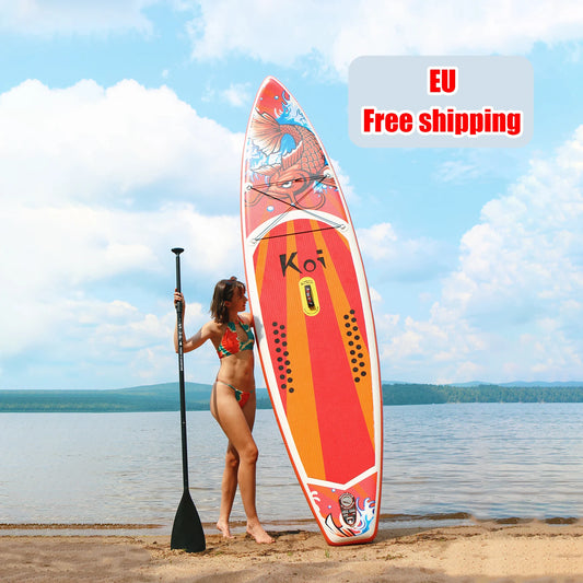 11' Inflatable Stand Up Paddle Board SUP Kit - 33in Wide Complete Package