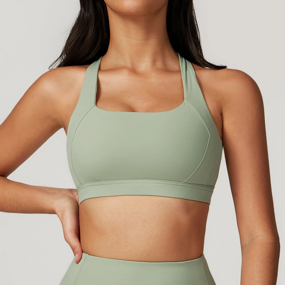 Buttery-Soft Gym Set Separates – Cropped Jacket, Sports Bra & Leggings