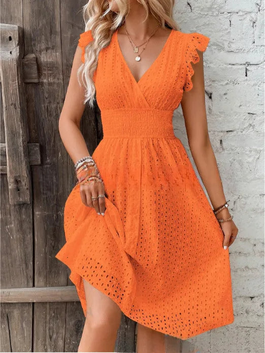 Summer dress back view
