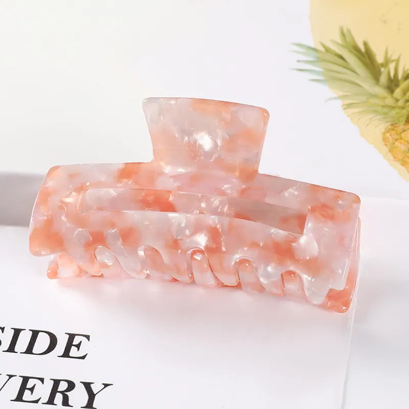 Large acetate hair clip