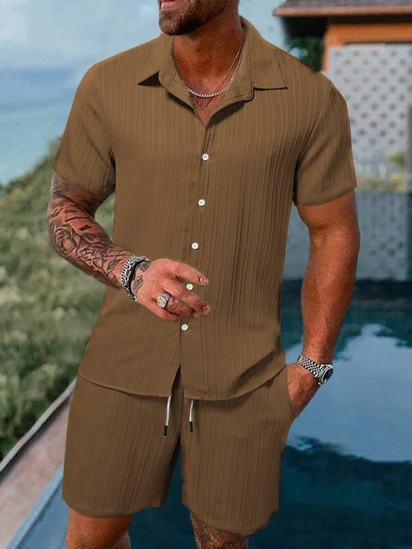 Men's co-ord set detail