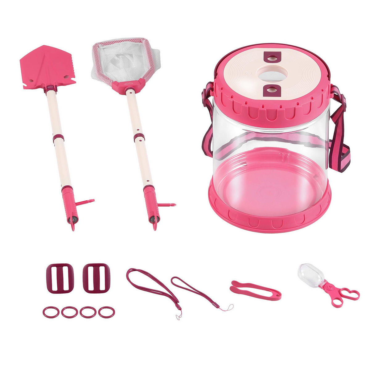 Insect viewer bucket with light for kids