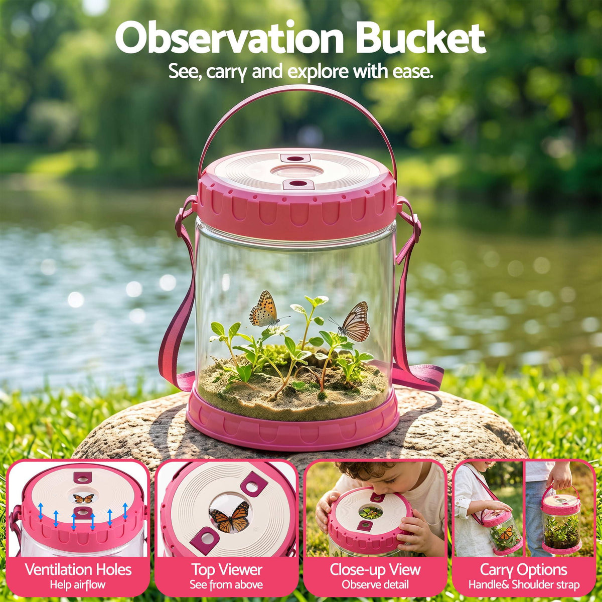 Children's nature exploration bug kit