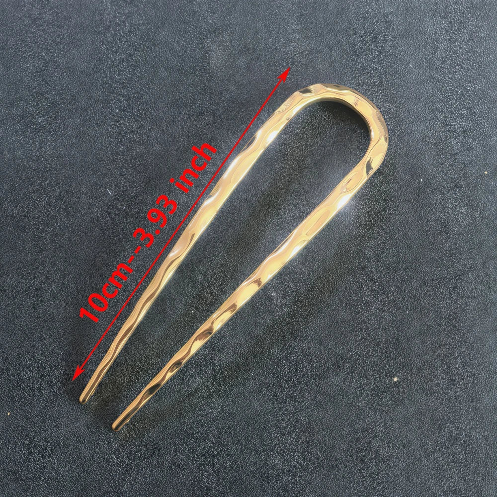Pearl U-Shaped Hair Pins – Korean-Style Bun Hair Sticks & French Hair Clips