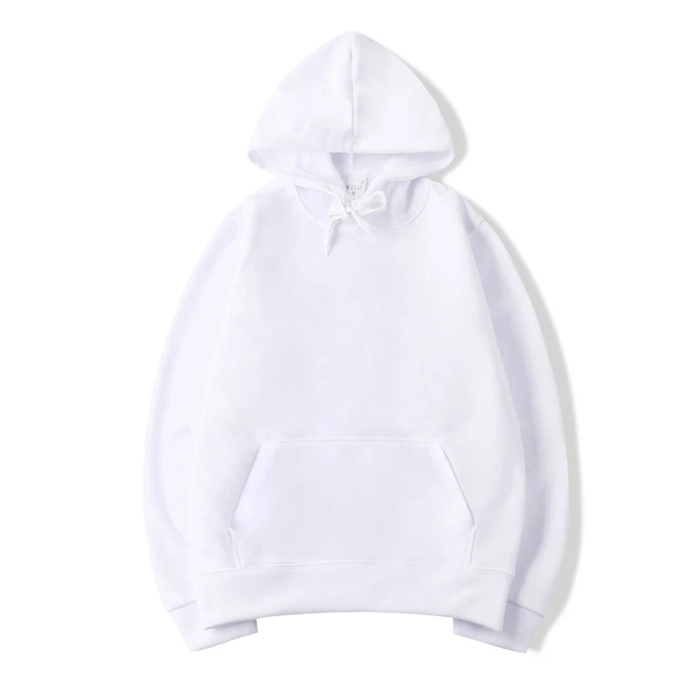 Unisex Oversized Pullover Hoodie – Classic Solid Colour Hooded Sweatshirt, S–4XL