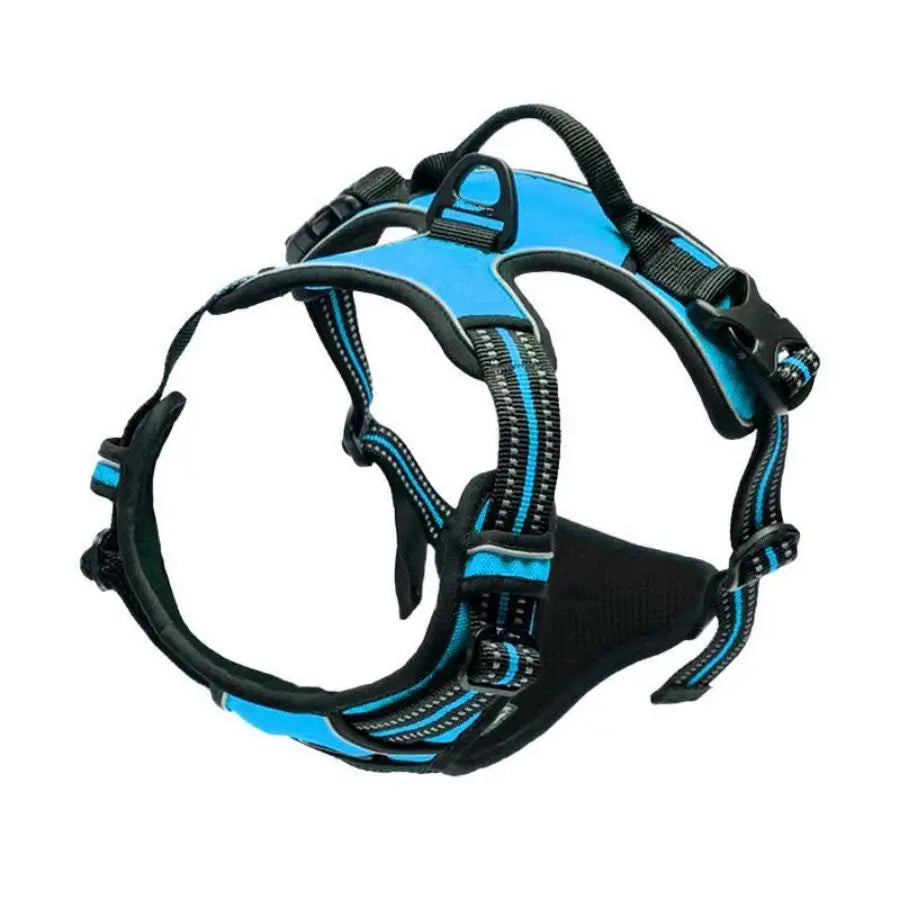 No-Pull Dog Harness – Adjustable Reflective Vest Harness with Front Clip & Handle for Medium–Large Dogs