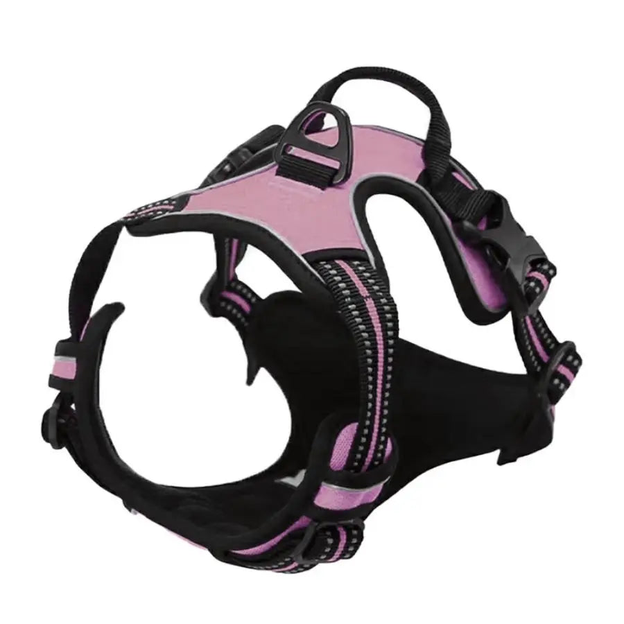 No-Pull Dog Harness – Adjustable Reflective Vest Harness with Front Clip & Handle for Medium–Large Dogs