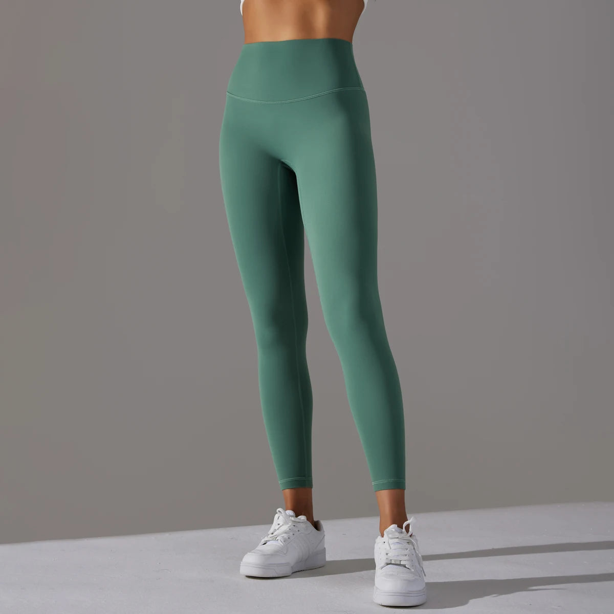 High-waist seamless yoga leggings