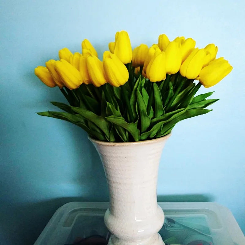 Artificial tulips colour options