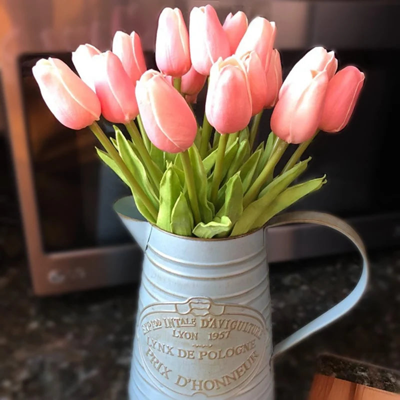 Faux tulip bouquet 10 stems