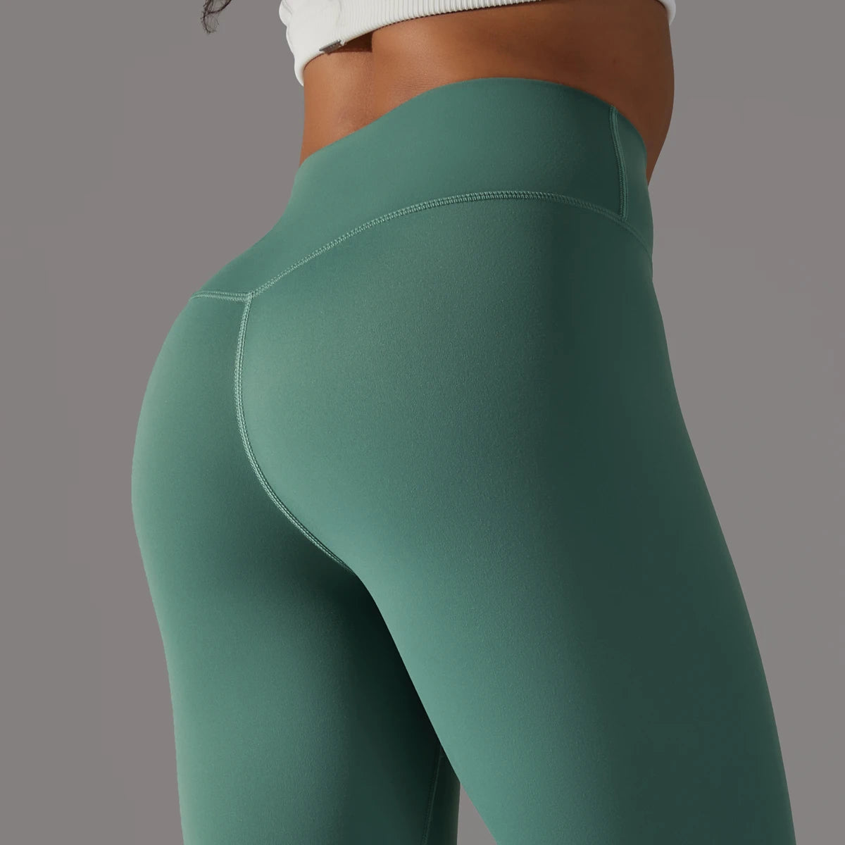 Workout leggings back view