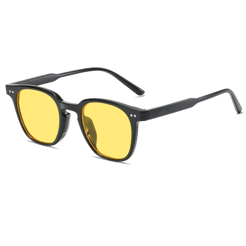 Vintage Square Sunglasses – Retro Unisex Tinted Shades for Women & Men