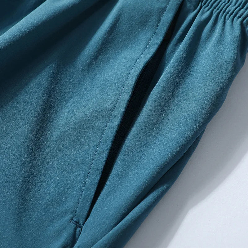 Lightweight running shorts detail