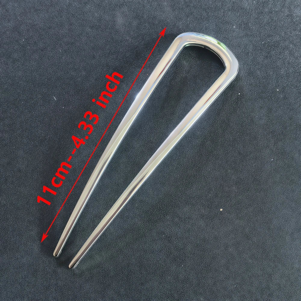Pearl U-Shaped Hair Pins – Korean-Style Bun Hair Sticks & French Hair Clips