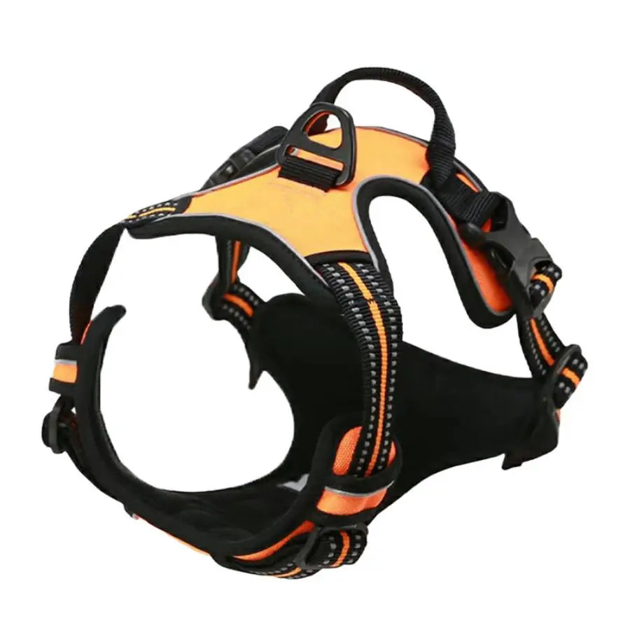 No-Pull Dog Harness – Adjustable Reflective Vest Harness with Front Clip & Handle for Medium–Large Dogs