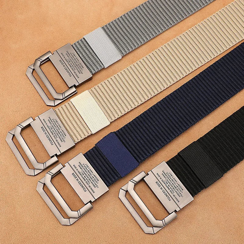 Military style tactical belt metal buckle