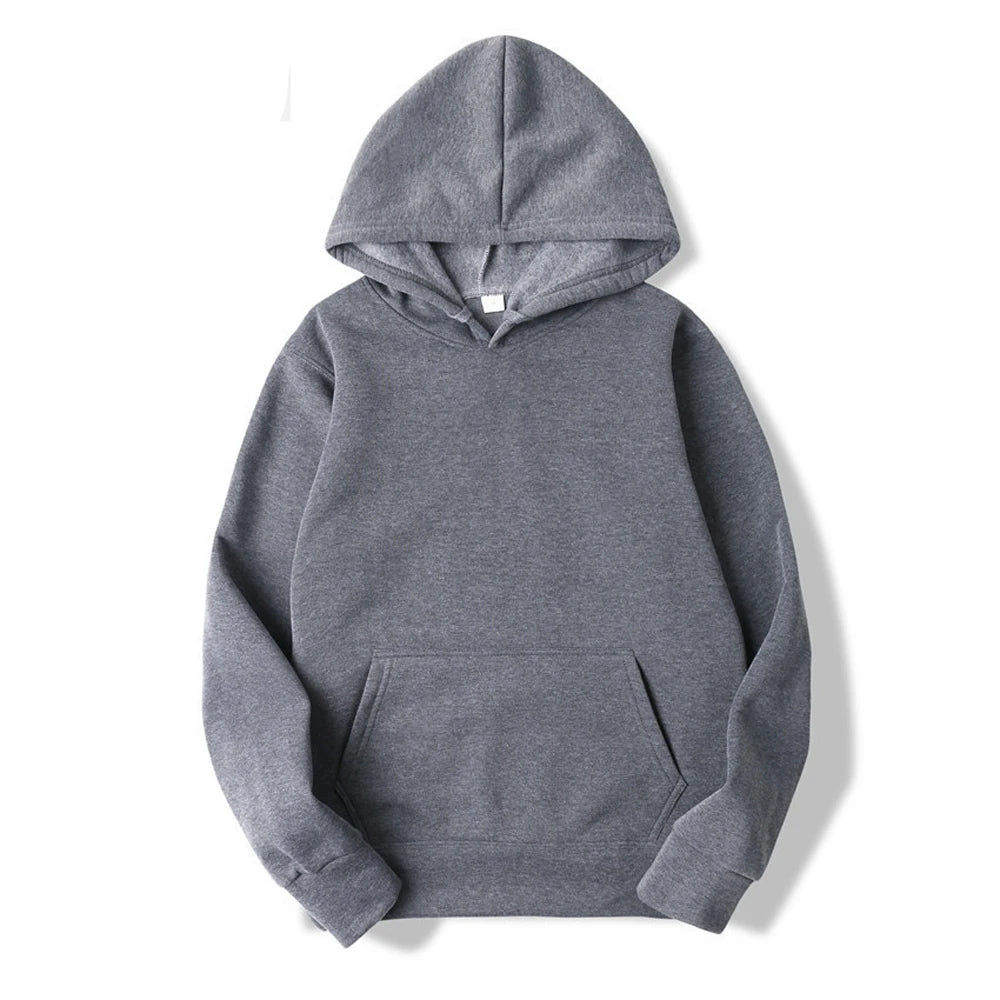 Unisex Oversized Pullover Hoodie – Classic Solid Colour Hooded Sweatshirt, S–4XL