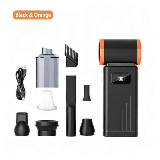 Mini Brushless Turbo Fan & Blower – Rechargeable Handheld Jet Fan, 4 Speeds