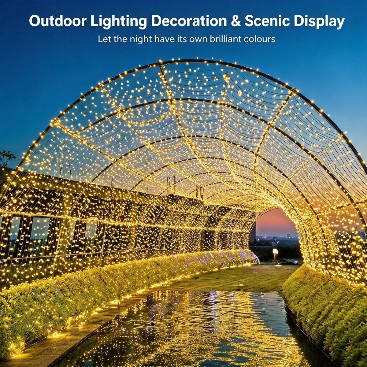 30m Warm White Star Fairy Lights – view 3
