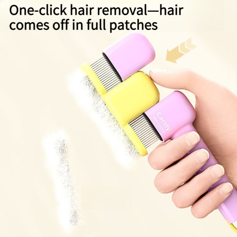 Self-Cleaning Pet Grooming Comb – view 2