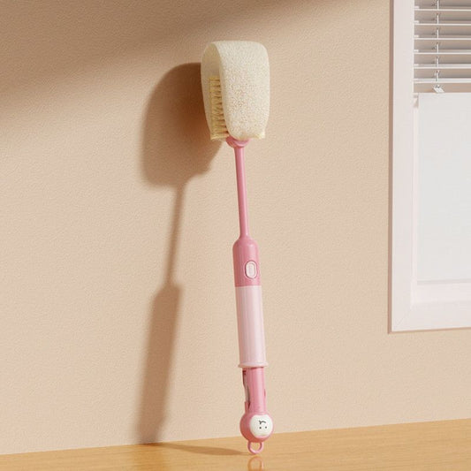 6-in-1 Bottle Cleaning Brush Set – Long-Handle Brush for Drink Bottles, Lids & Straws