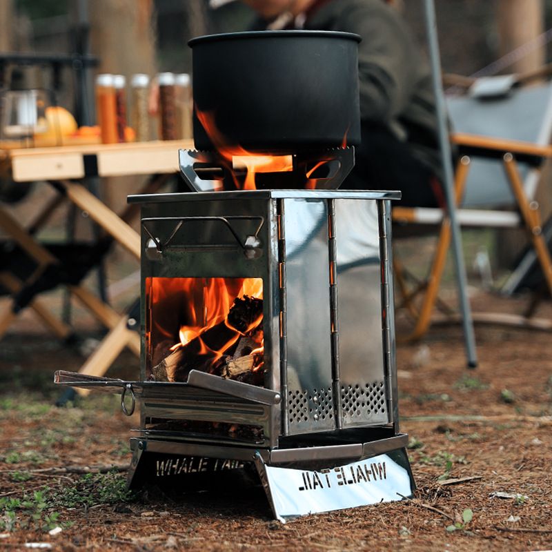 Folding Stainless Steel Camping Stove – view 3