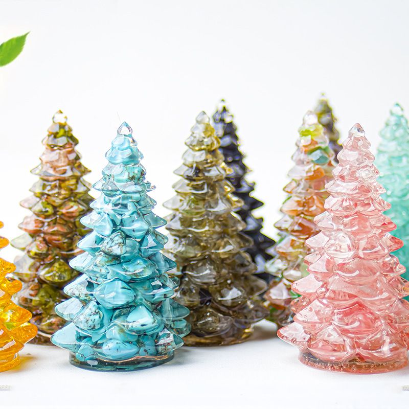 Crystal Resin Christmas Tree Ornament – view 2