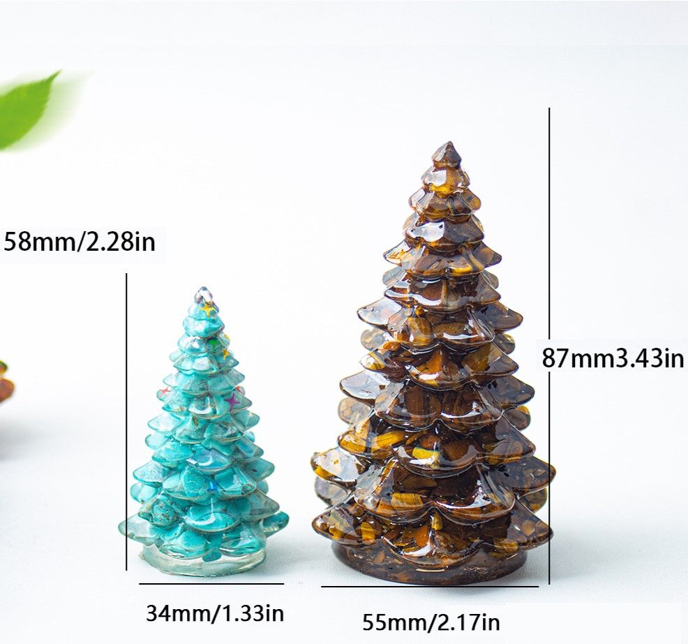 Crystal Resin Christmas Tree Ornament – view 5