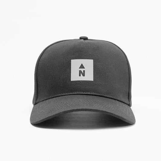 Water-resistant 5-panel running cap