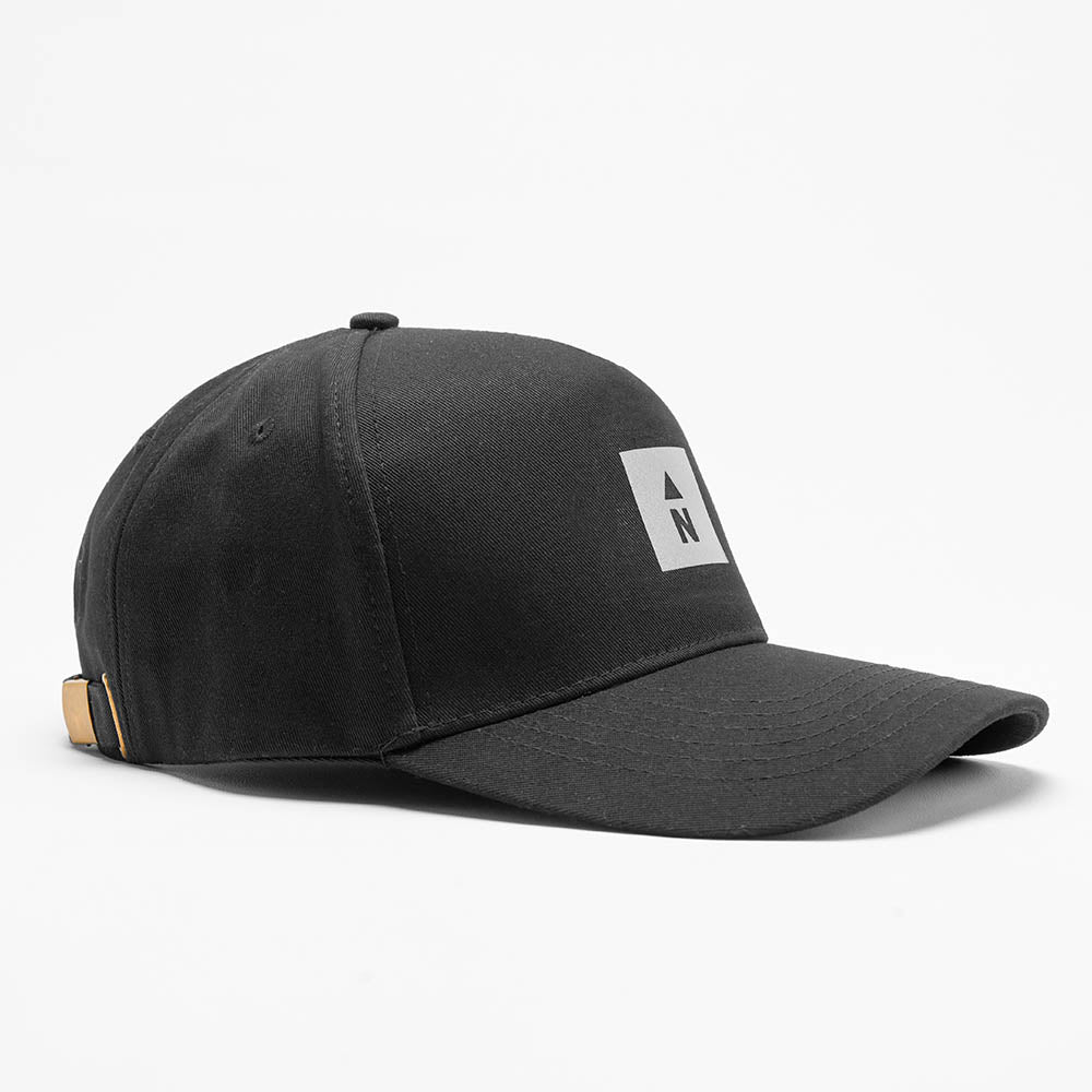 Reflective logo outdoor cap